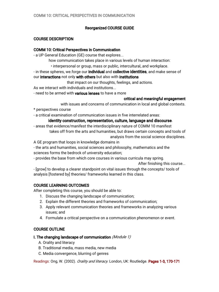 Comm 391 course outline 05 picture