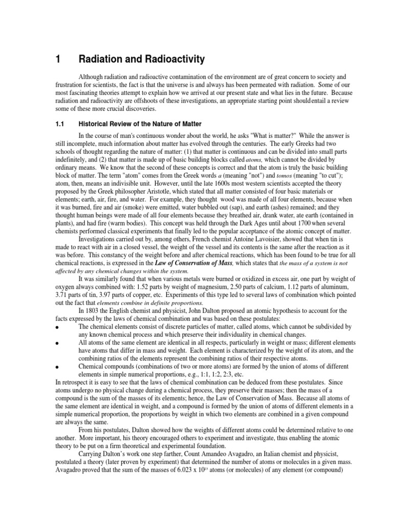 Understanding Radiation and Radioactivity | PDF | Radioactive Decay ...