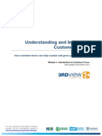 Topic 1 - Introduction To Customer Focus PDF