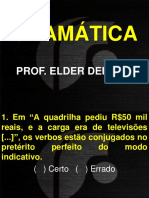 Aula 01 - Básico 2 VG - Gramática - Prof. Elder Dencati - Slides