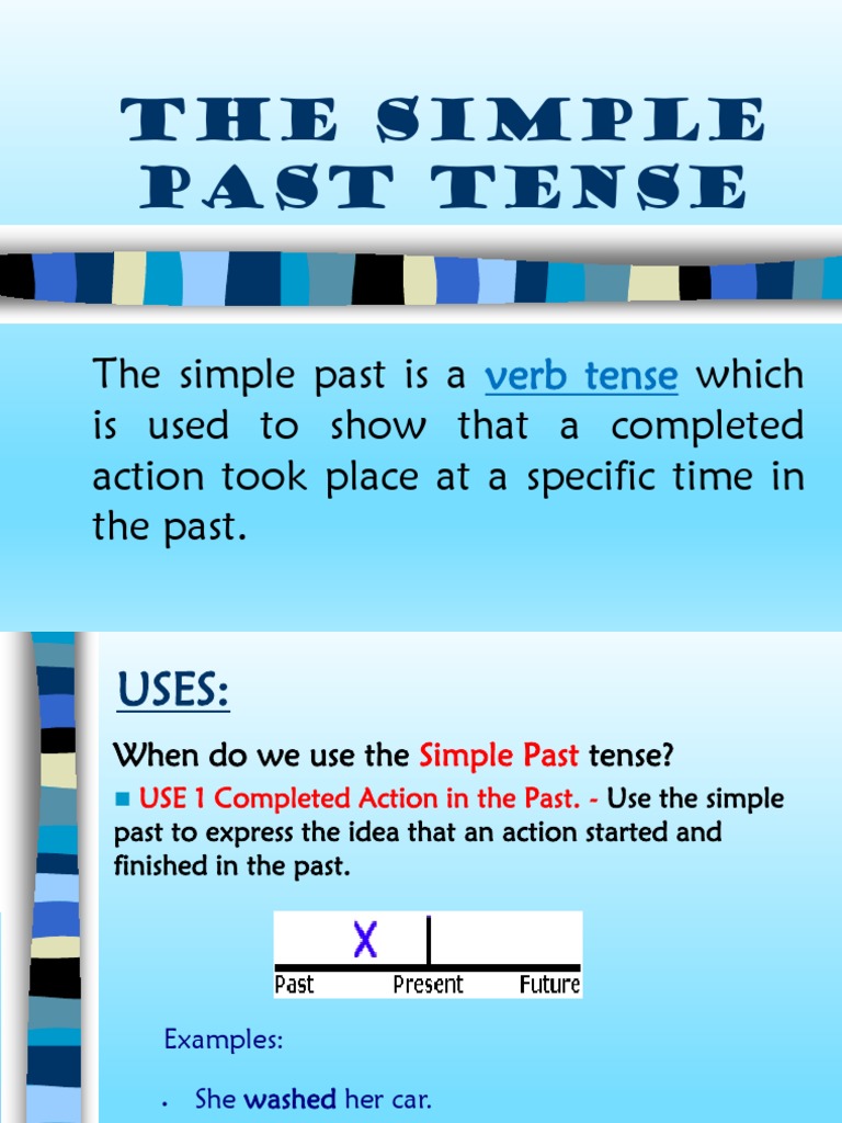 Simple Past Grammatical Tense Verb