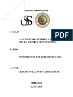 Informe Derecho Romano