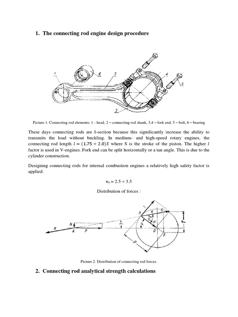 Automotive Connecting Rod PDF Buckling Cylinder (Engine)