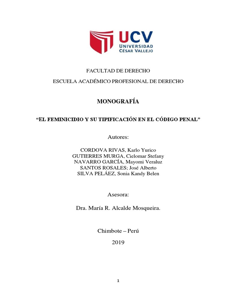 Definición de Misogamia y Feminicidio | PDF | La violencia contra las ...
