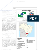 Paraná - estado brasileiro.