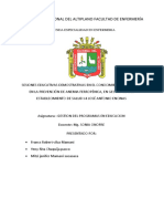 Sesión de Aprendizajecentro Quirurjico 2