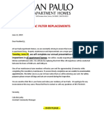 San Paulo Filter PM Letter 2019