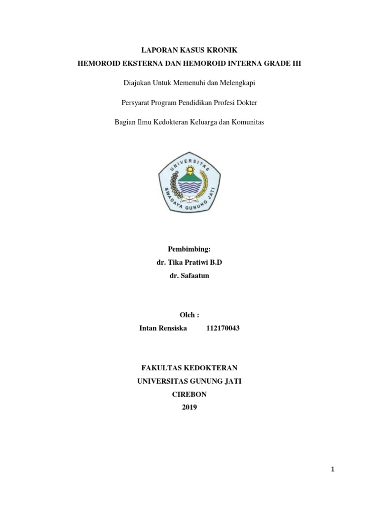 Mini Cex Hemoroid | PDF