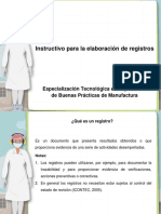 Instructivo para La Elaboracion de Registros PDF