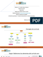 Conceptos fundamentales sobre currículo y diseño curricular