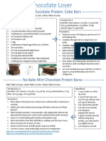 Protein Bar Handout Page 1