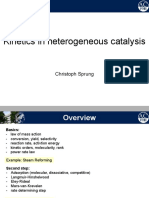 Christoph Sprung Kinetic Investigation of Heterogeneous Catalysts 140117