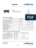 SMD NPN Transistor: Features