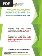 Panduan Pelaporan Online 