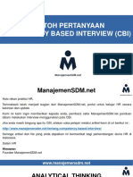 Contoh CBI - ManajemenSDM - Net