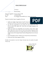 Surat Pernyataan PT Garam (Persero) TH 2018 Bismillah