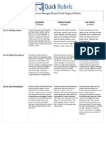 Quick Rubric Summativeproject