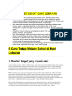 Tips Diet Sehat Saat Lebaran