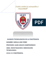 Proyecto Avances Tecnologicos de La Fisioterapia