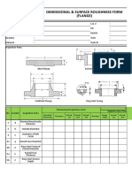 QC-577-23 Dimensional and Surface Roughness Form (Flange) Rev 1