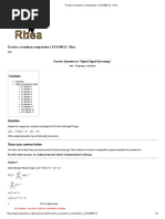 Practice Z Transform Computation 1 ECE438F13 - Rhea: X (N) (U (N + 3) U (N 1) ) N