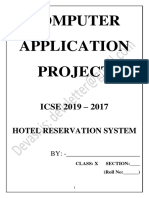 Hotel Management Project in BlueJ (Java)