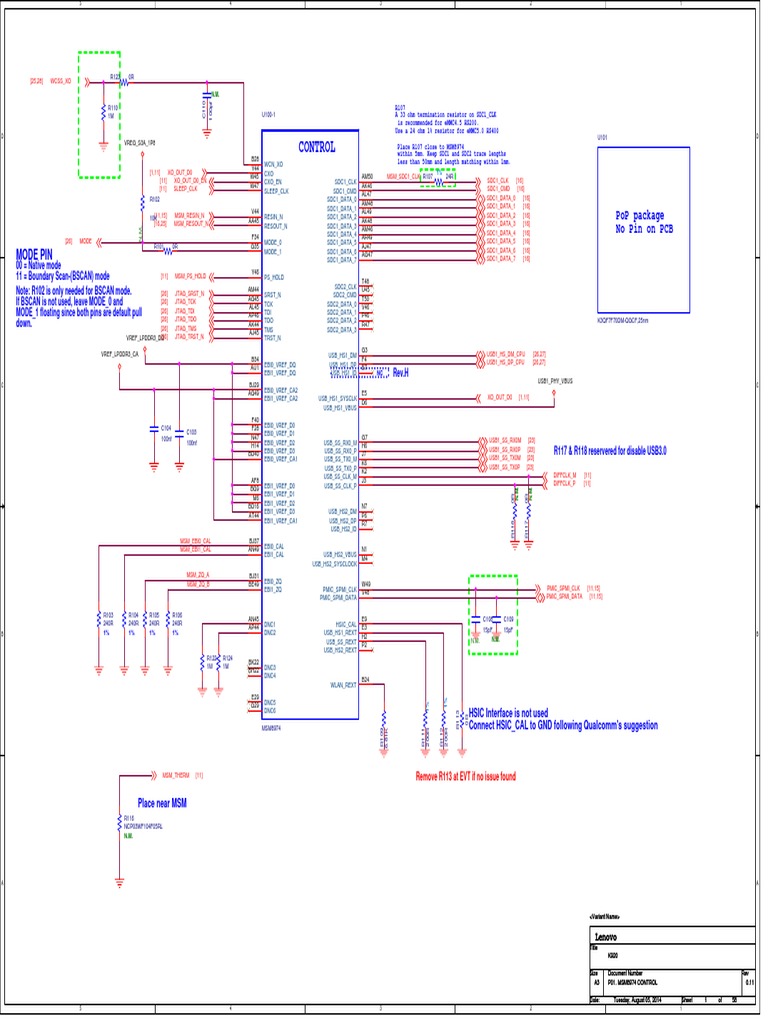 K920 ROW MB H301 20140603 Schematics | PDF | Electricity