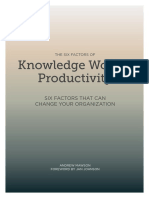 Knowledge Worker Productivity: Six Factors That Can Change Your Organization