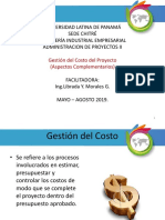 Tema 1 Gestion de Costos Del Proyecto - 13-05-19