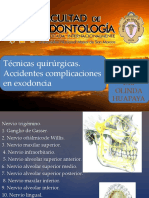 Accidentes y Complicacionesen Exodoncia