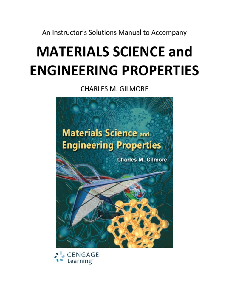 Downloadable Solution Manual For Materials Science and Engineering ...