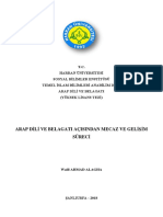 Belağat, Arap Dili Ve Belagatı Açısından Mecaz Ve Gelişim Süreci-162s-Tez, WAILL AHMAD ALAGHA-dnş - yasİN KAHYAOĞLU-2018, Harran Üni