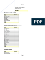 Mint budgets: Free and easy monthly budget template