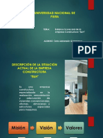 Universidad Nacional de Piura: Tema: Balance Scorecard de La Empresa Constructora "E&H"