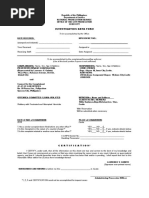 Investigation Data Form People of The Philippines vs. Herrera