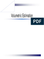 Volumetric Estimate