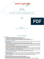 States' Startup Ranking Framework 2019 - Final