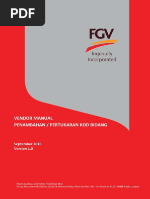 Fgv User Manual Tambah Bidang Pdf