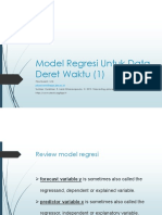 7 - Model Regresi Untuk Data Deret Waktu