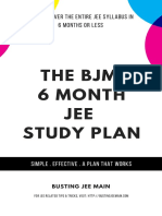 The BJM JEE Study Plan