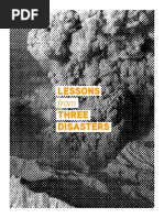 Lessons From 3 Disasters
