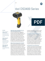 Symbol DS3400 Series: Specification Sheet