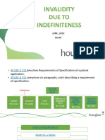 Invalidity Due To Indefiniteness: JUNE, 2019 Rohit