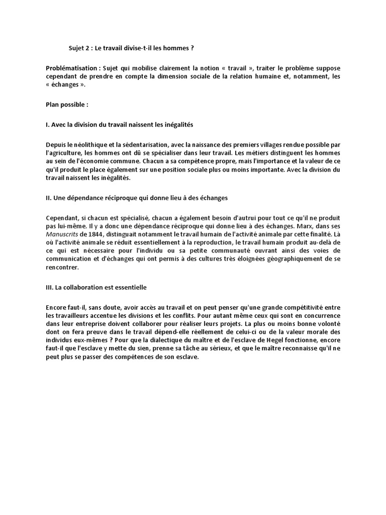 Sujet de dissertation philosophique bac 2019 image