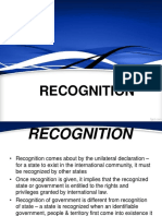 Recognition