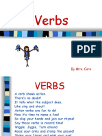 Verbs ~ Mrs. Caro