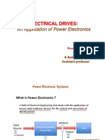 Electrical Drives:: An Application of Power Electronics