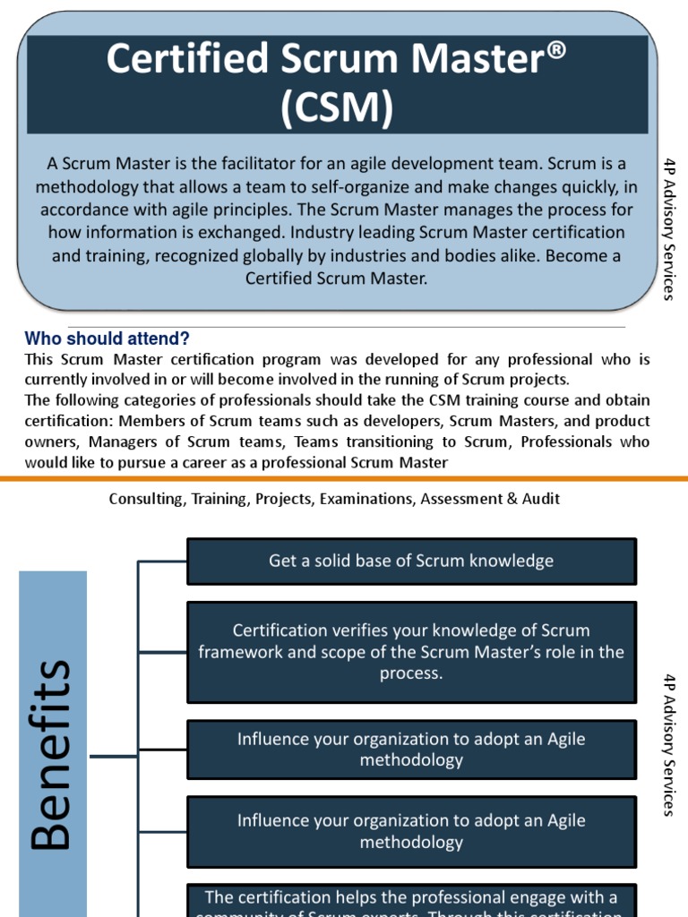 Certified Scrum Master v2018 | PDF | Scrum (Software Development ...