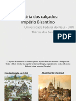 História dos calçados bizantinos