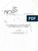 Pathologie Des Fondations Et Des Ouvrages en Terre
